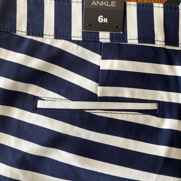 Express navy white sailor pants size 6R NWT - Picture 5 of 5